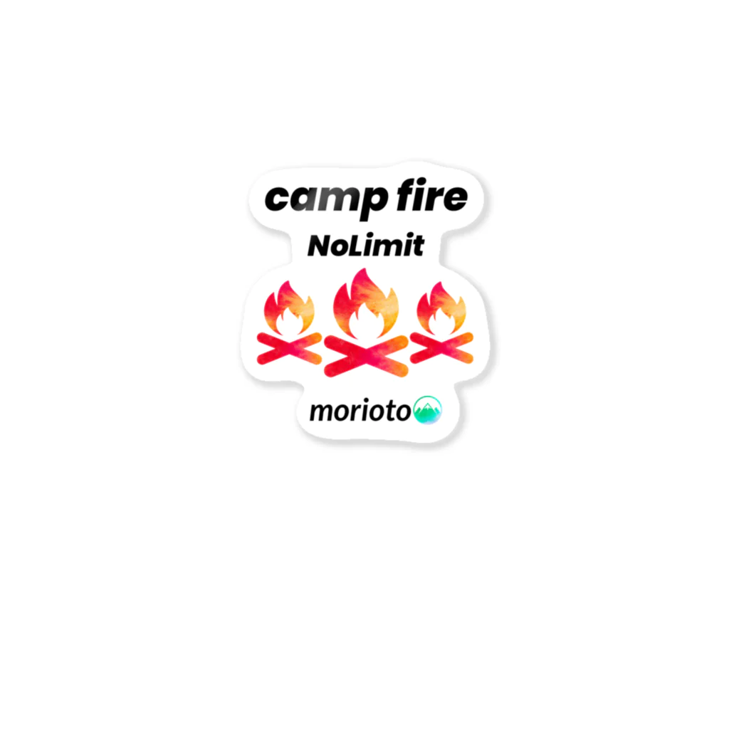 namiotoのcampfire × morioto Sticker