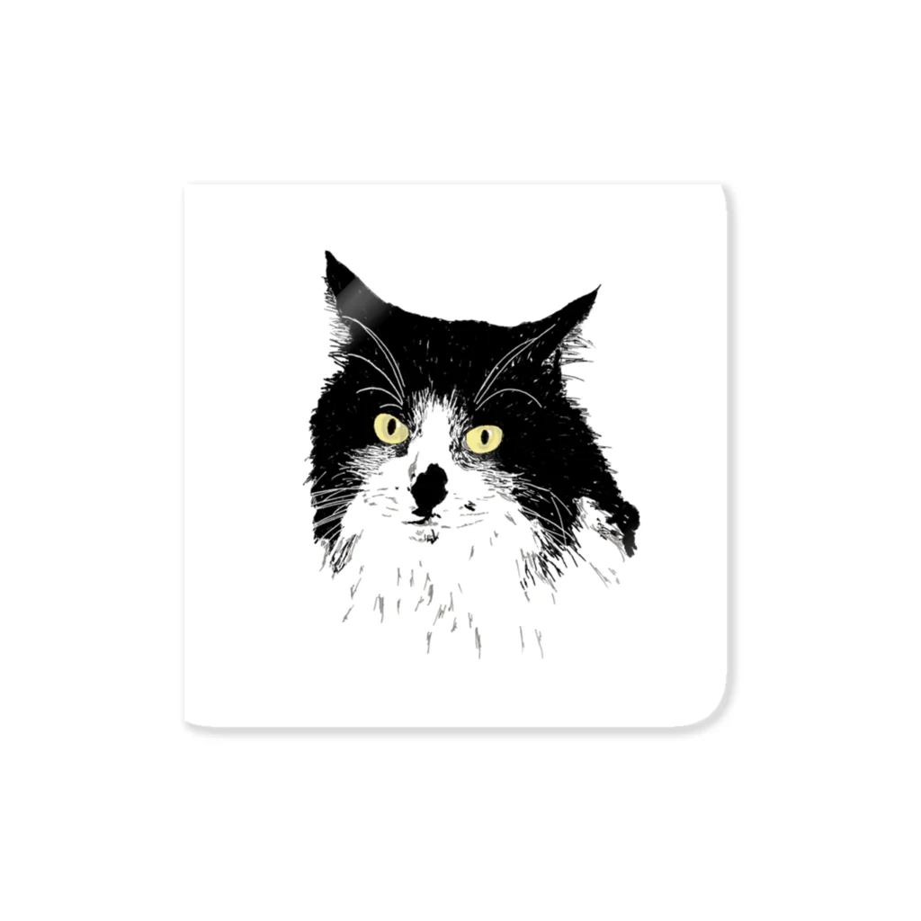 ikamiminekoのもふもふ猫のもふ Sticker