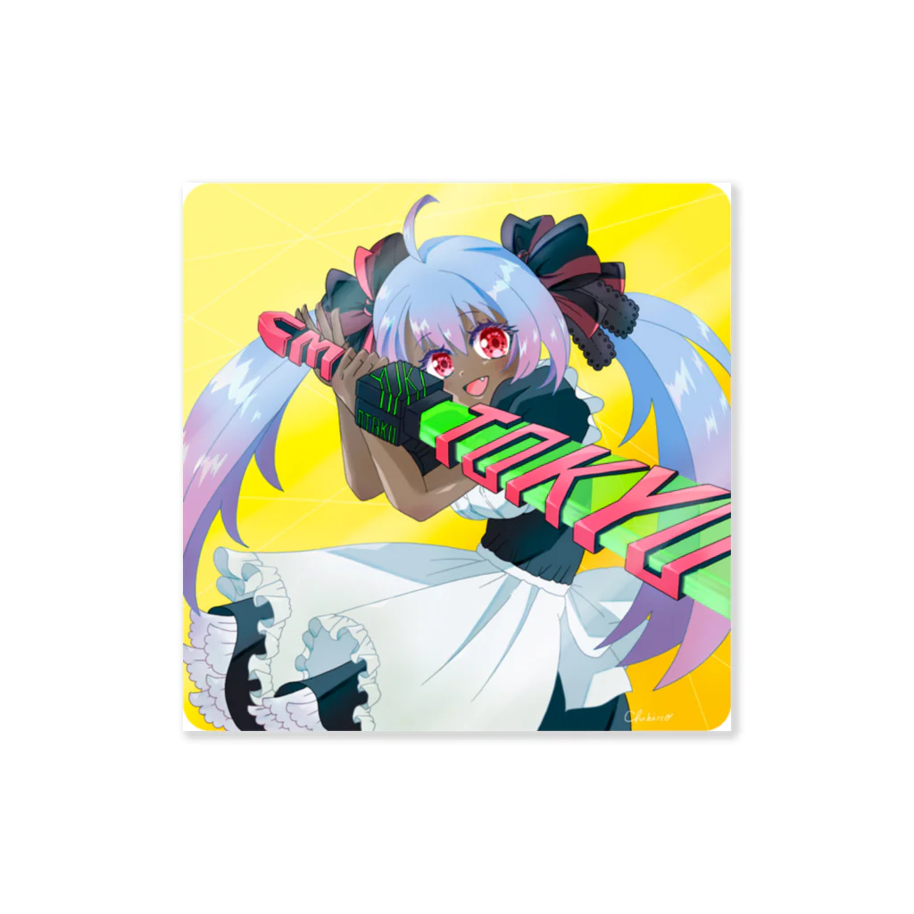 Chibicco DagashiyaのTokyo Blade Yuki Chan Sticker