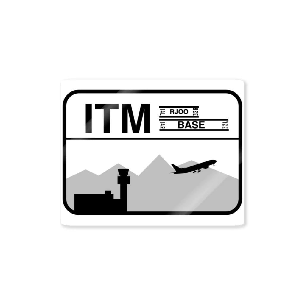 AIR SKYの伊丹空港(ITM) ステッカー
