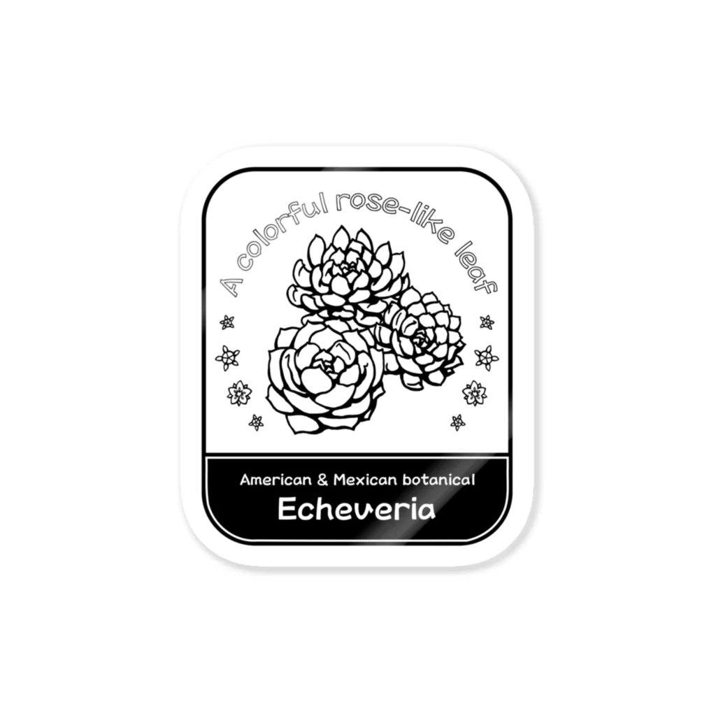 DOTEKKOのT-29 Echeveria Sticker ステッカー