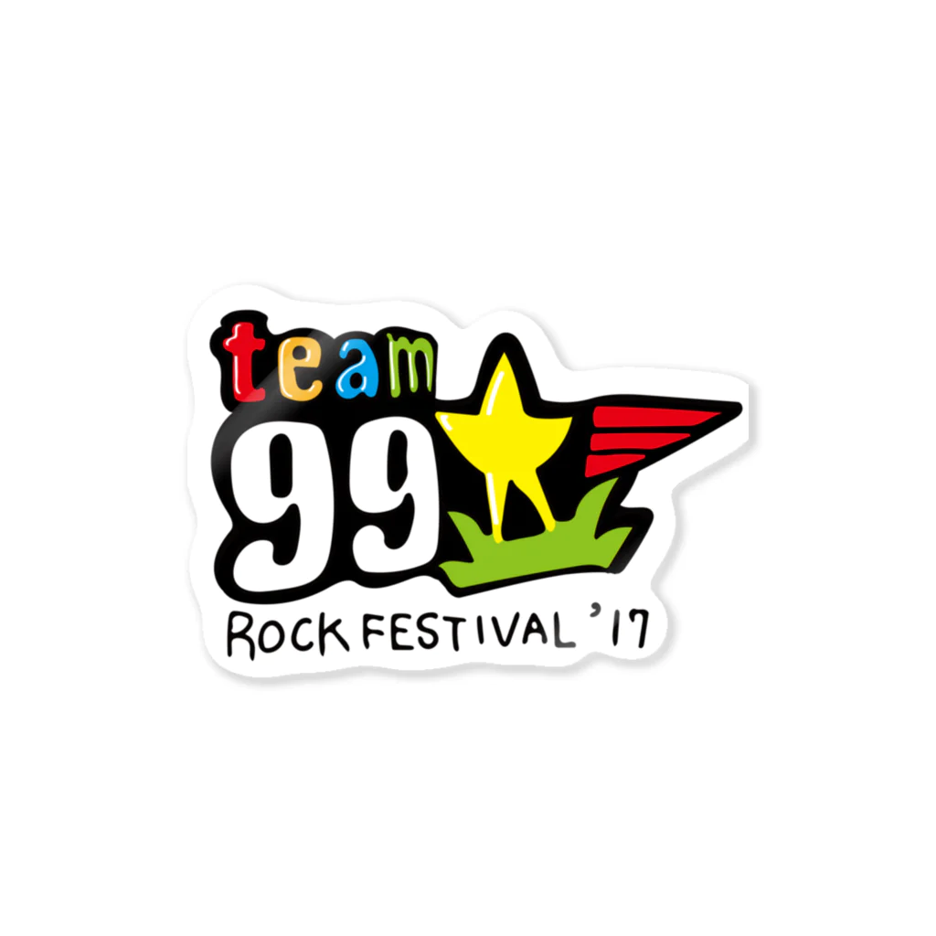 kennyのteam99 rock fes'17 ステッカー