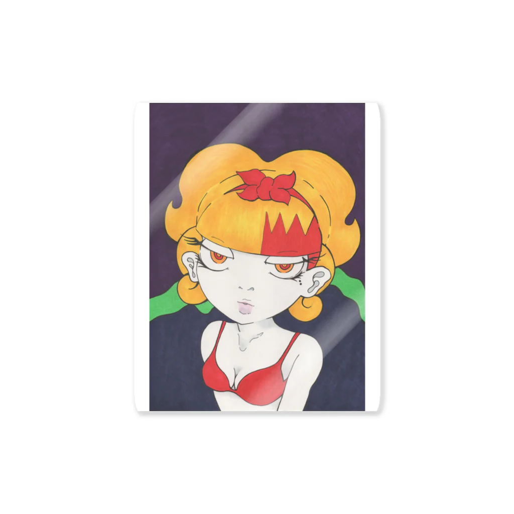 ぺろぺろ大魔人の女の子作品010　全面 Sticker