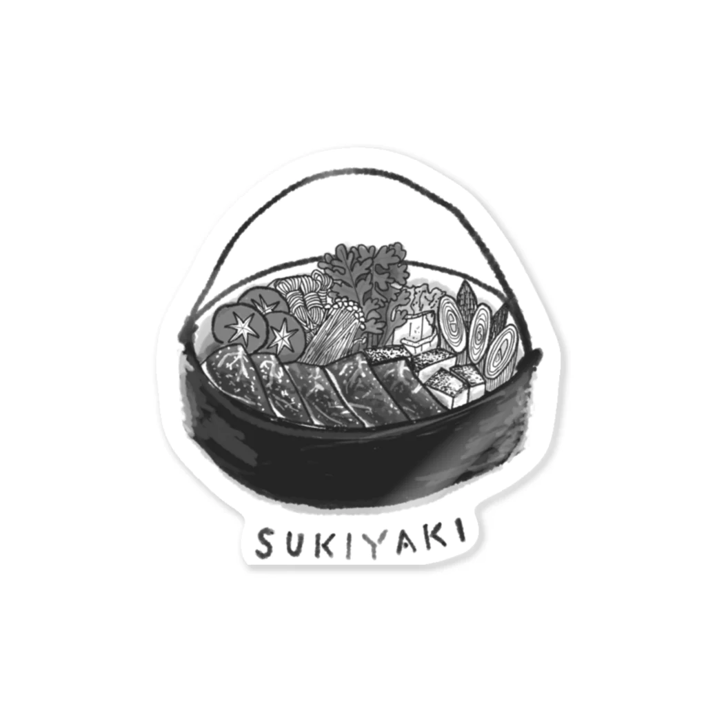 okomeloveのSUKIYAKI ステッカー