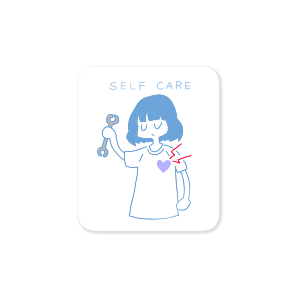 こころのクリニックのself care ステッカー