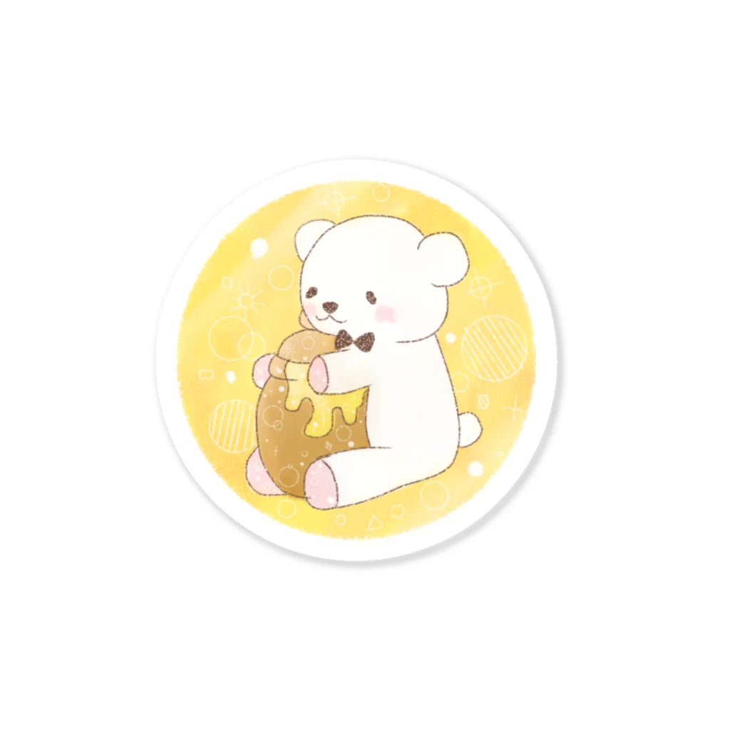 睡魔の青奏のはちみつとしろくま Sticker