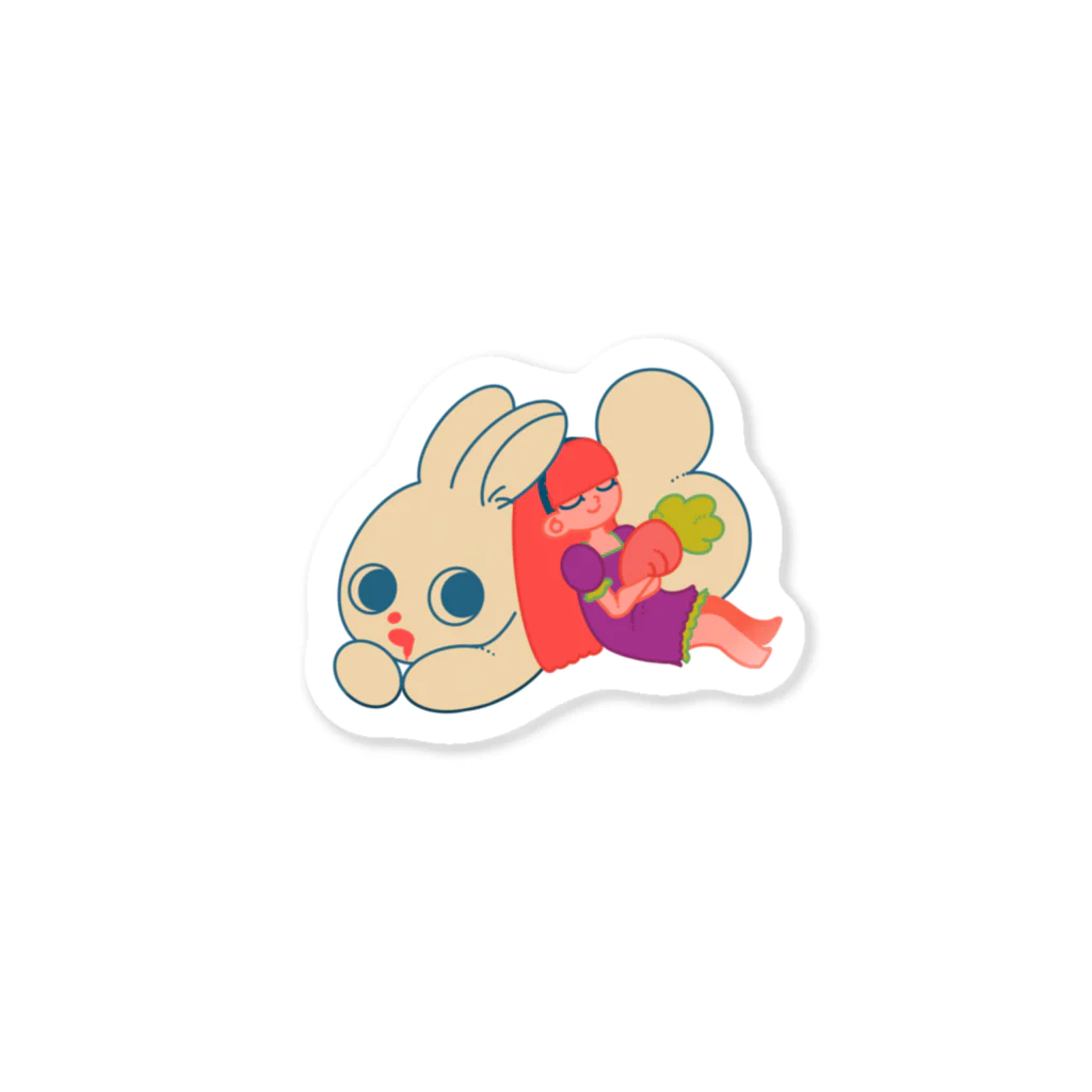 とみるなのおひるねちゃん Sticker