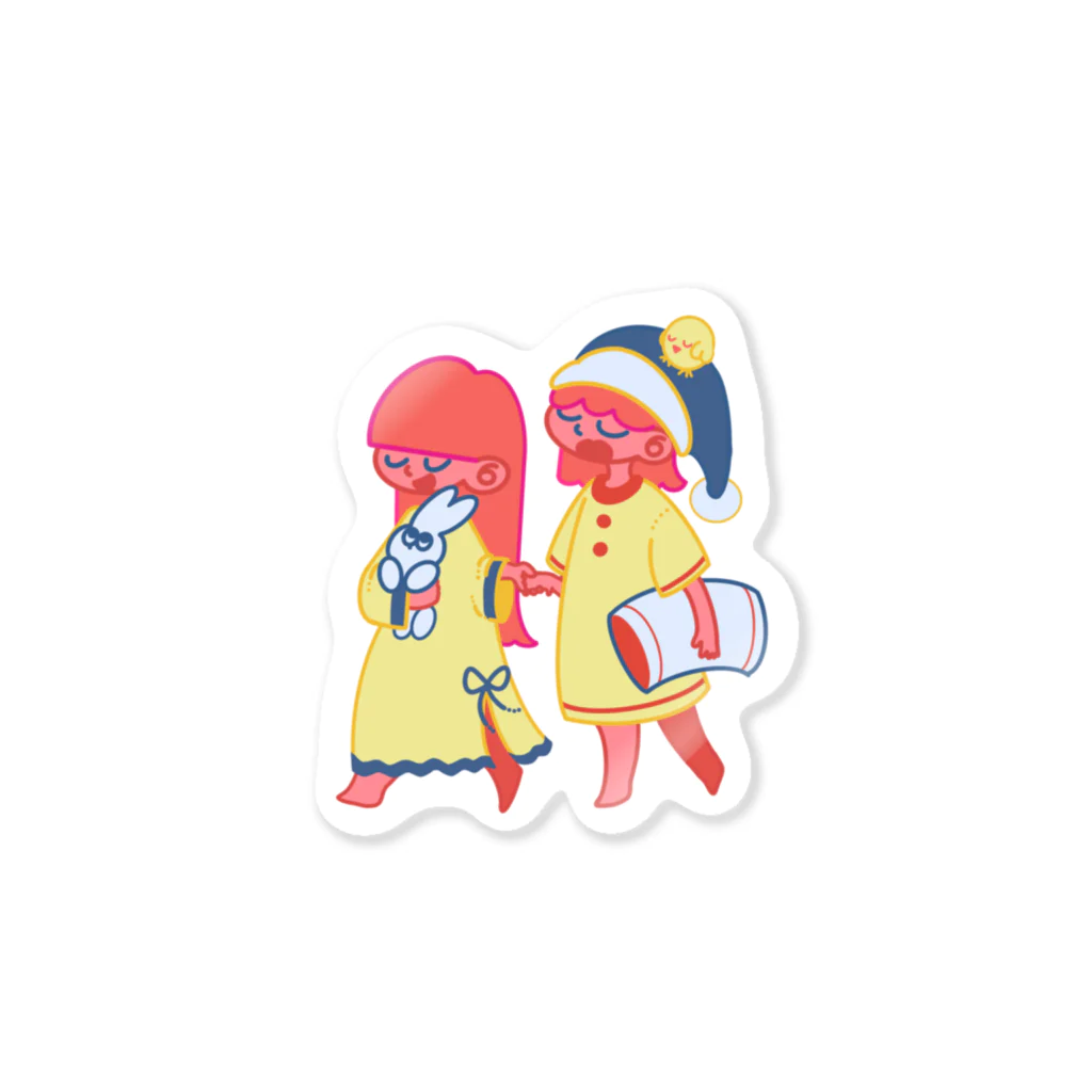 とみるなのおやすみ姉妹ちゃん Sticker