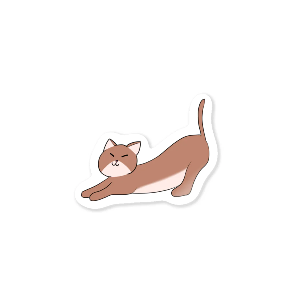 ネクストの伸びねこ Sticker