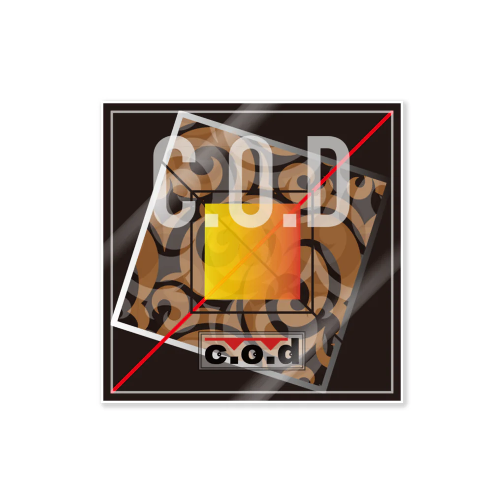 [C.O.D]shopの[C.O.D] logo design series ステッカー