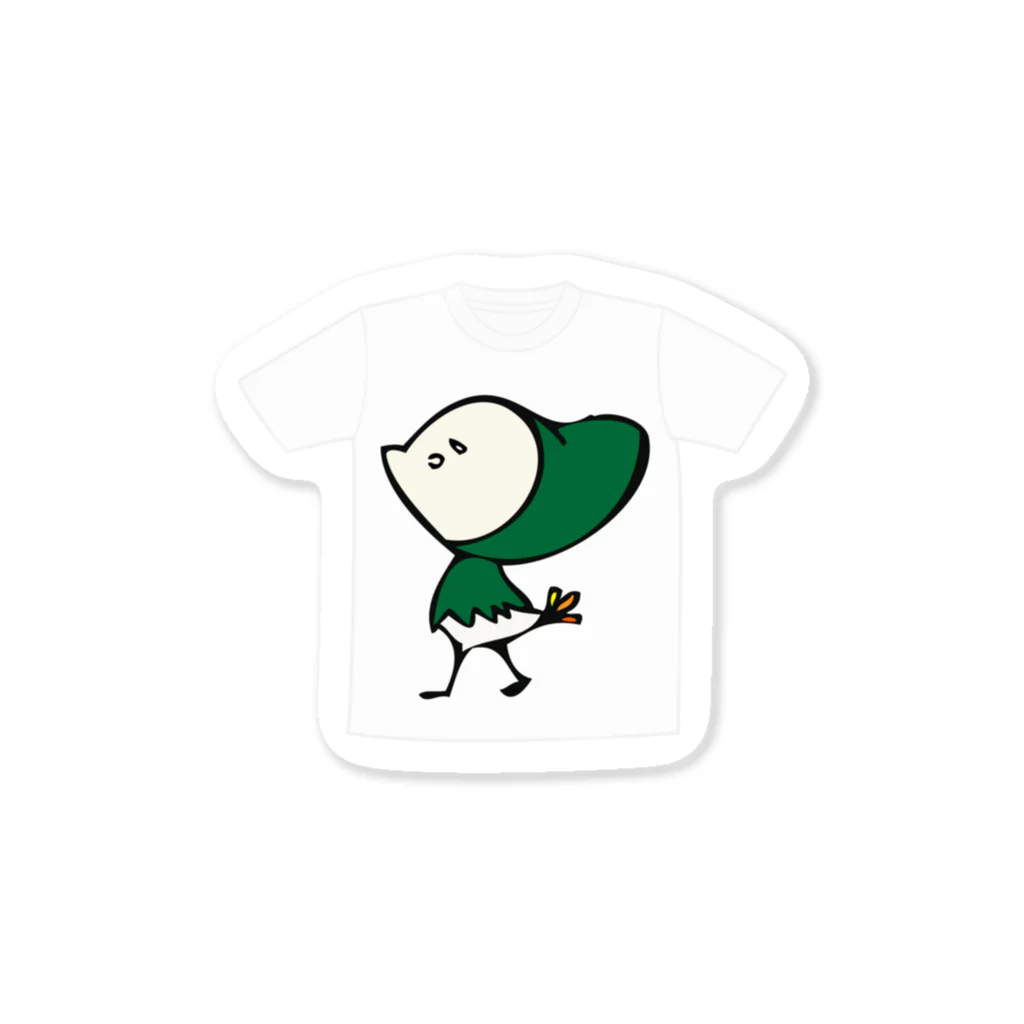 あいぼとっしゅのTシャツの中のTシャツ ステッカー