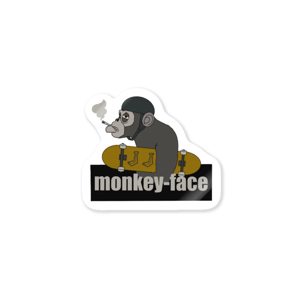 かにのmonkeyface Sticker