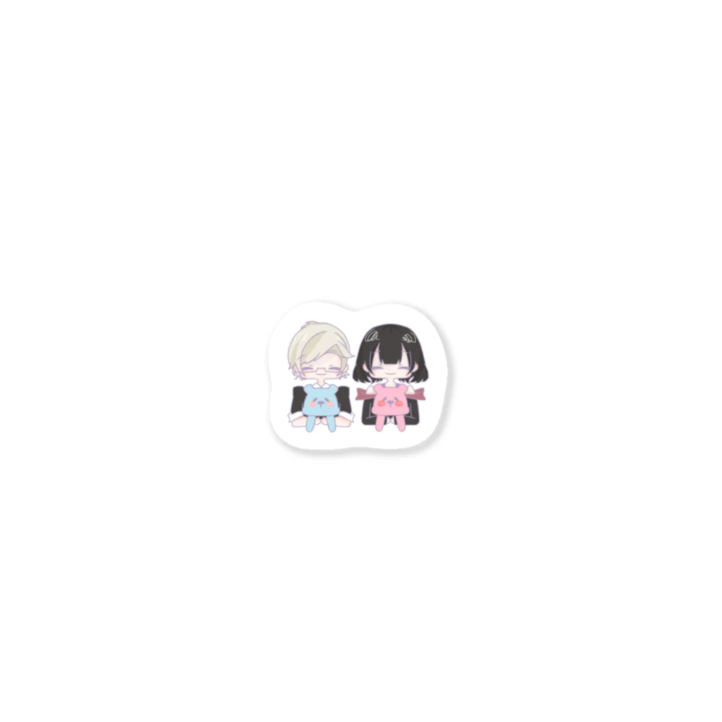 酒々井Ayu(c)のメガネとボブ Sticker