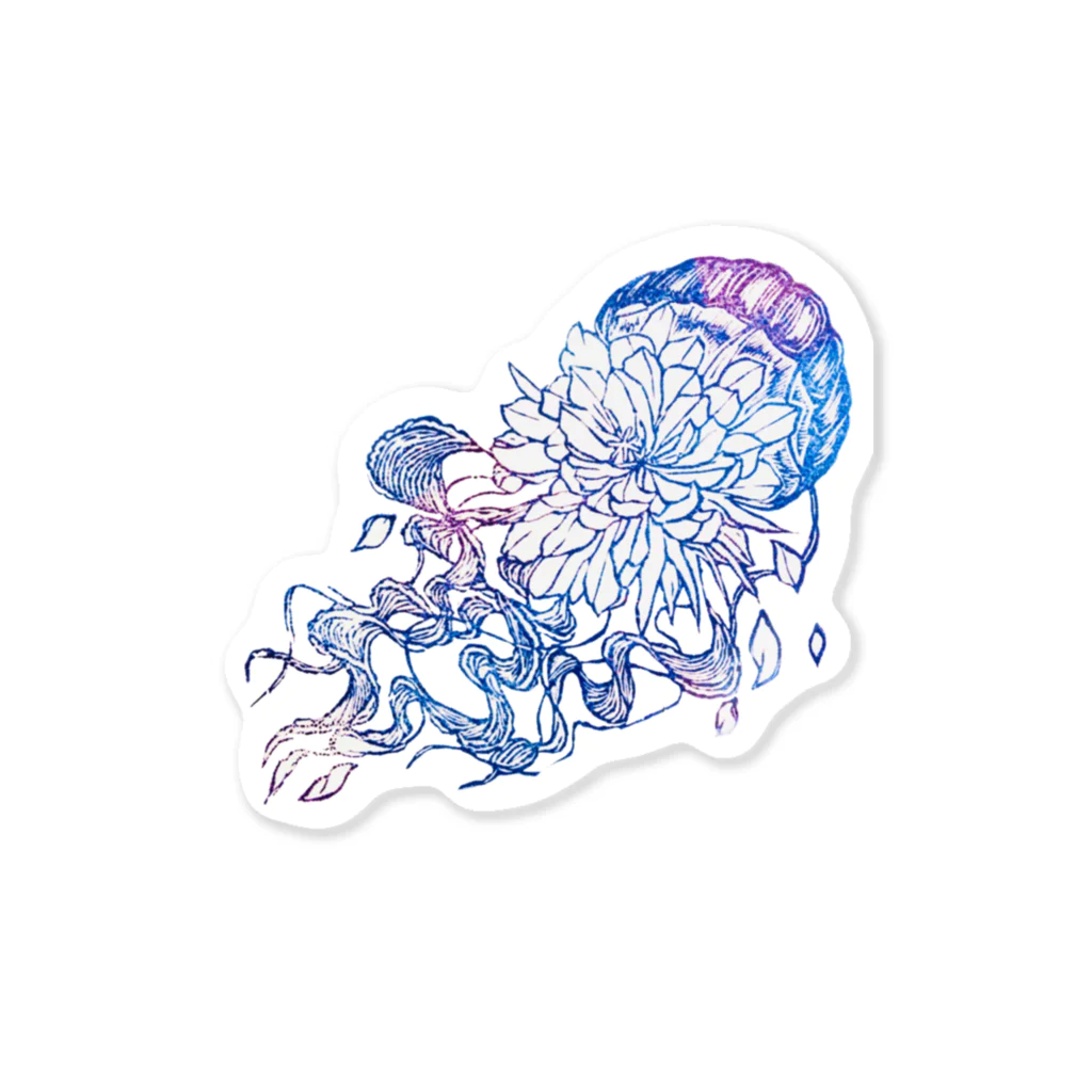 雉子hankoの花海月 Sticker