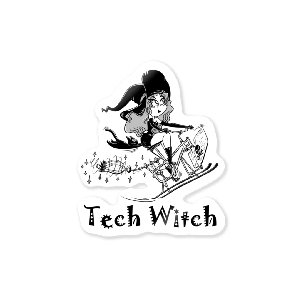 nidan-illustrationの“Tech Witch” Sticker