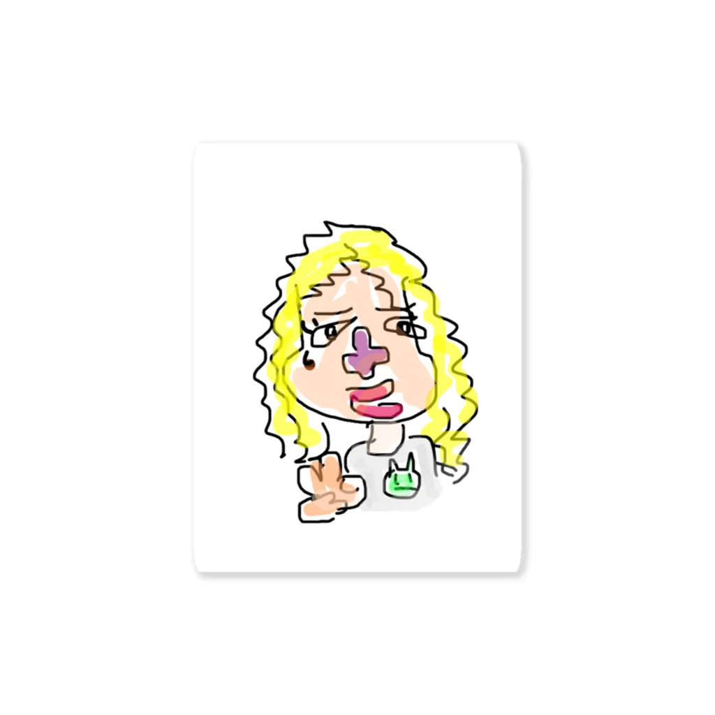 盛岡ぷよ商店のピース Sticker