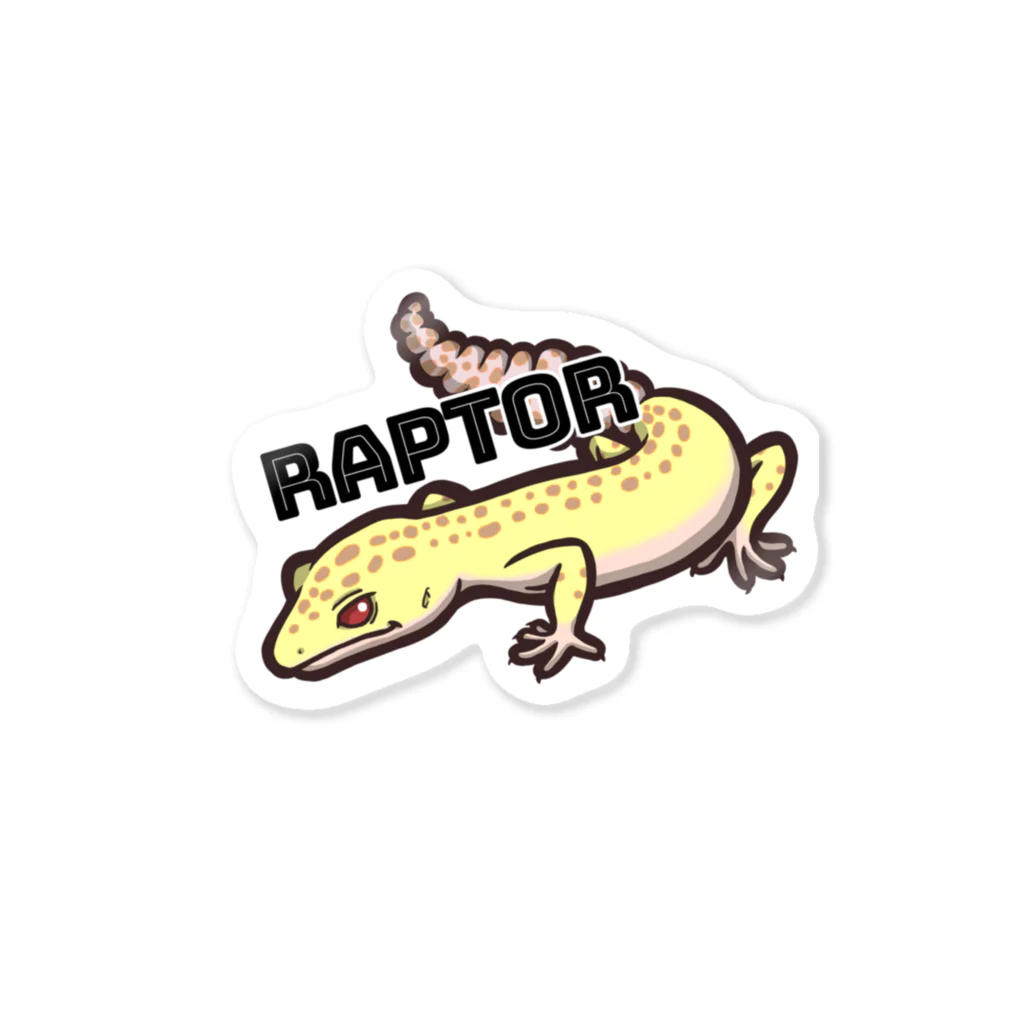 8269-HONEY ROCK-のレオパ(RAPTOR) Sticker