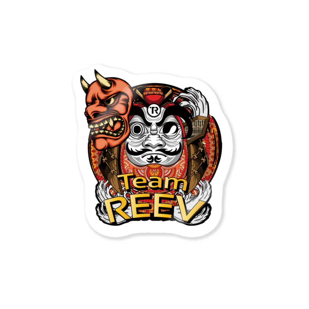 REEV STOREのTeam REEVステッカー Sticker