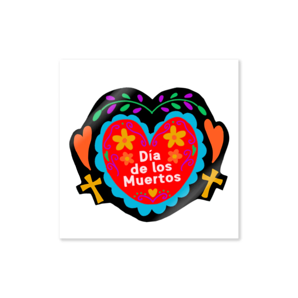 arcoirisのDia de los Muertos［Corazon］ ステッカー