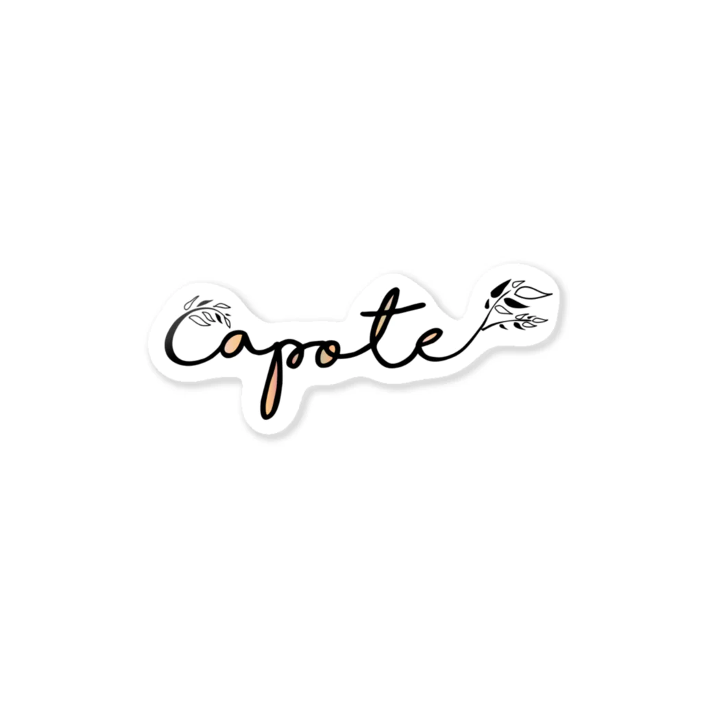 CapoteのCapote logo sticker ステッカー