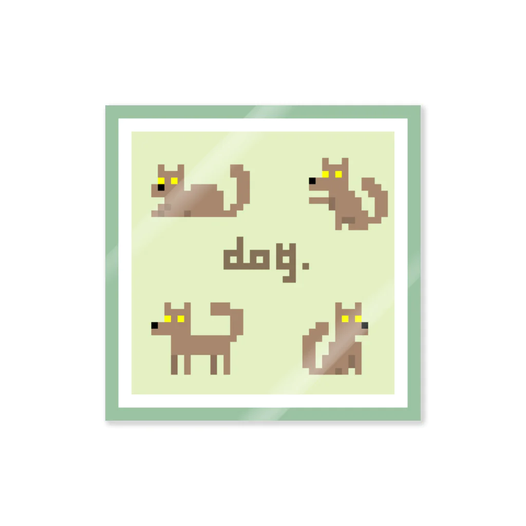 ドットのdog Sticker
