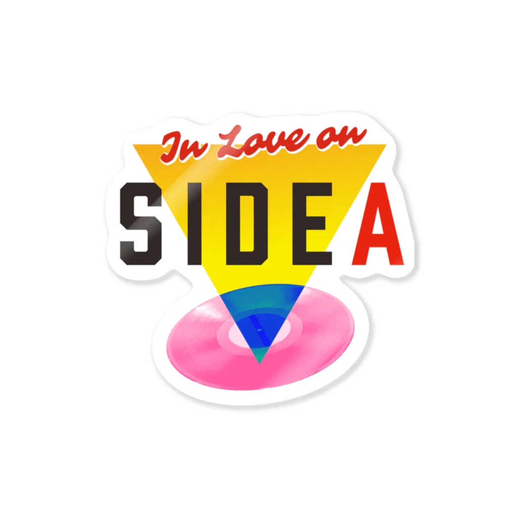 studio606 グッズショップのIn Love on SIDE A Sticker