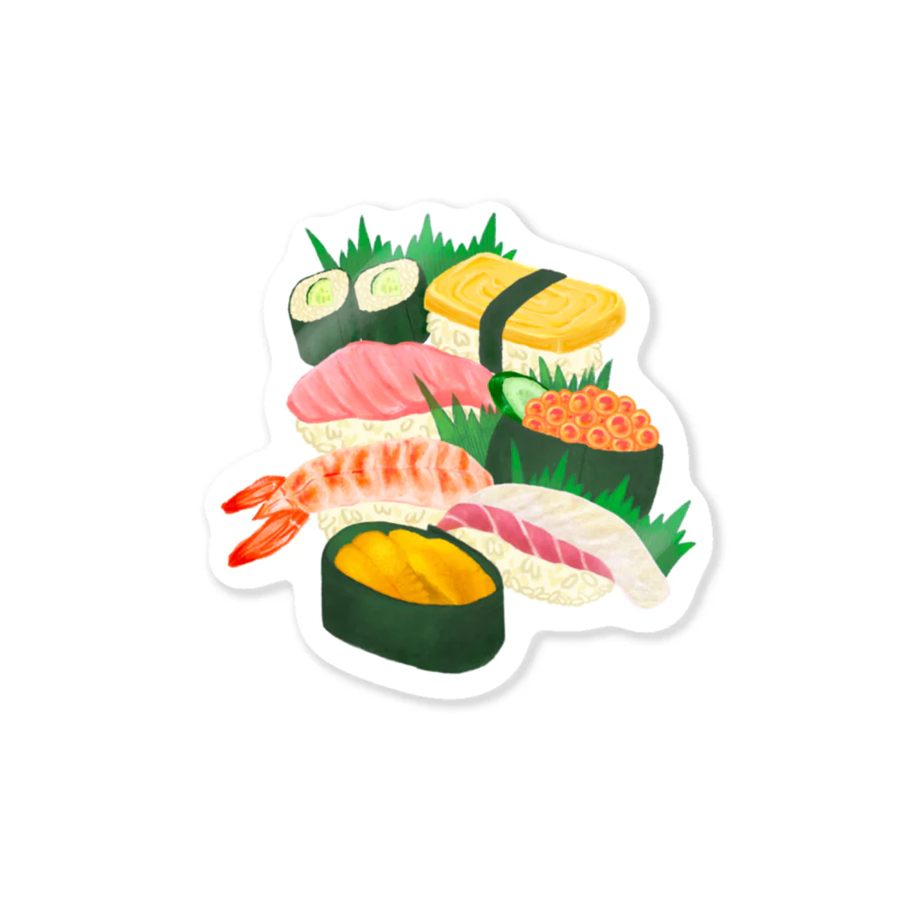 ご飯処すしんぐのお寿司食べよう！ Sticker