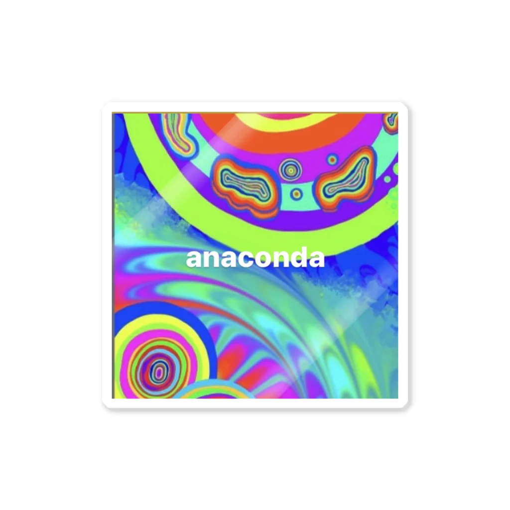 sUbcasUalのanaconda ステッカー