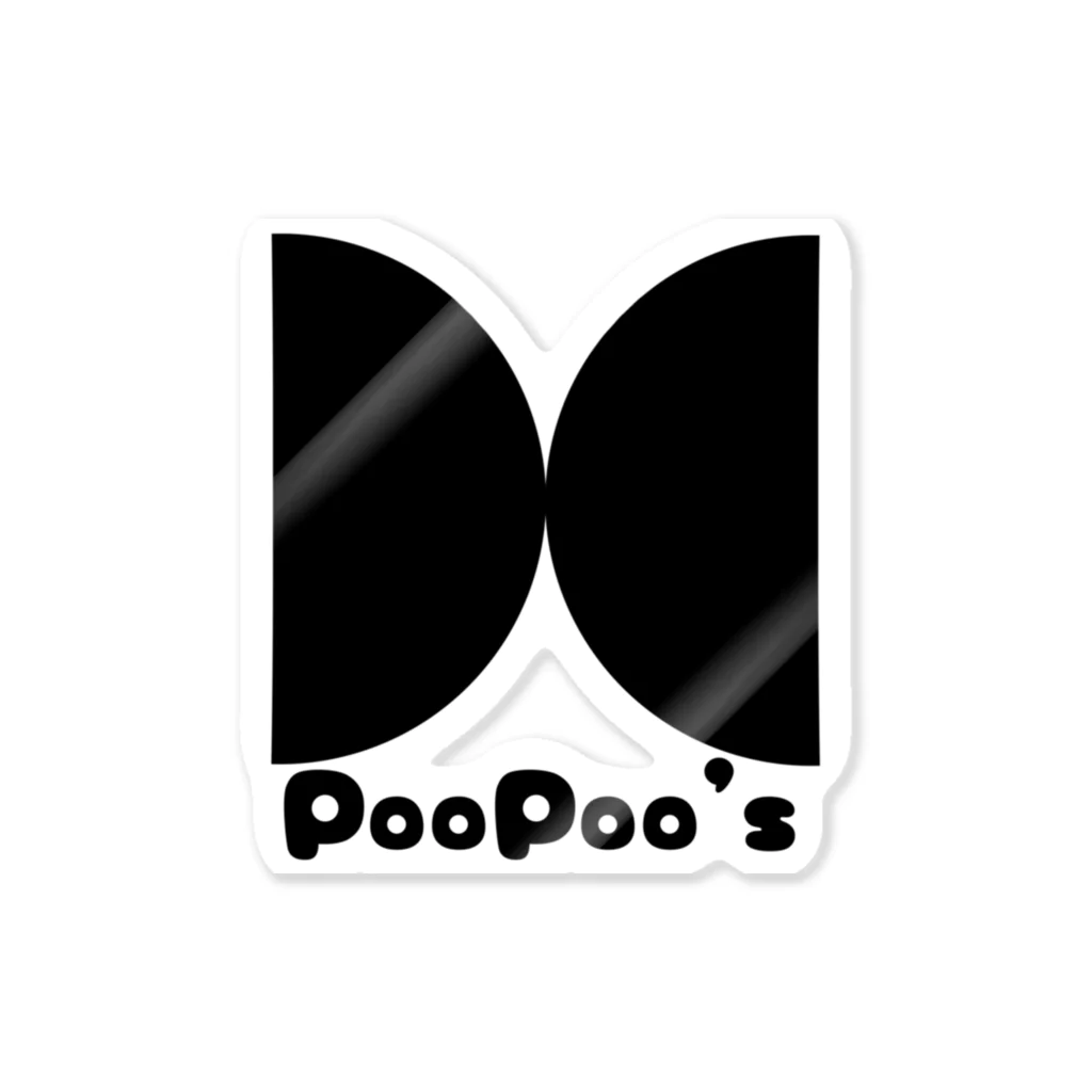 PooPoo'sのPooPoo's ステッカー