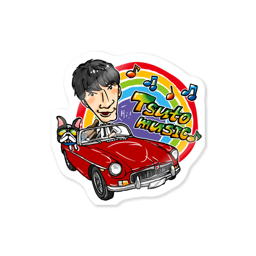 ブルロックのTsutomuとブルロック(車編) Sticker