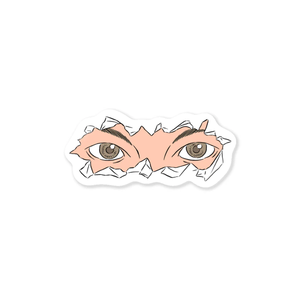 kamisakamotoのEYE LINE(人間) Sticker