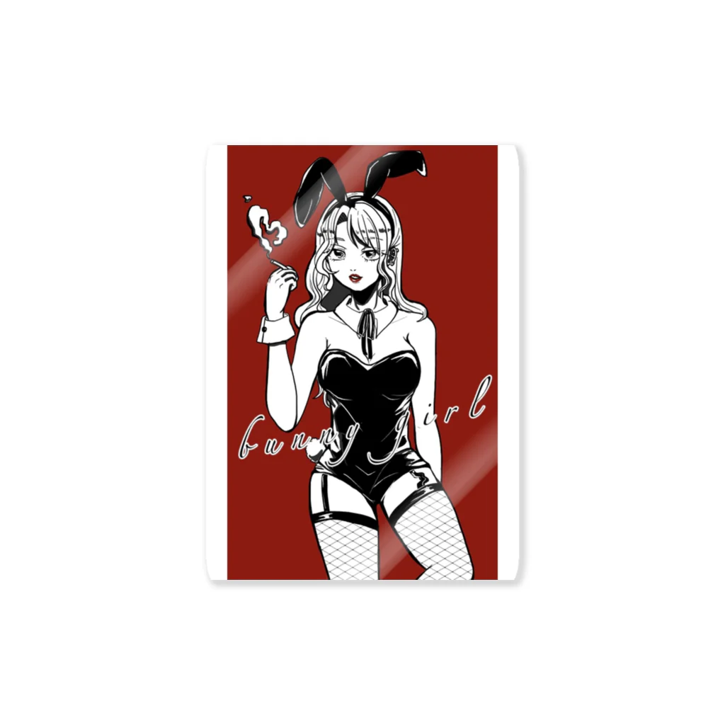 machiruのbunnygirl ステッカー