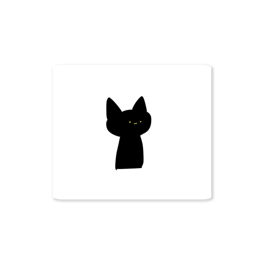 りんのおえかきのくろねこ Sticker