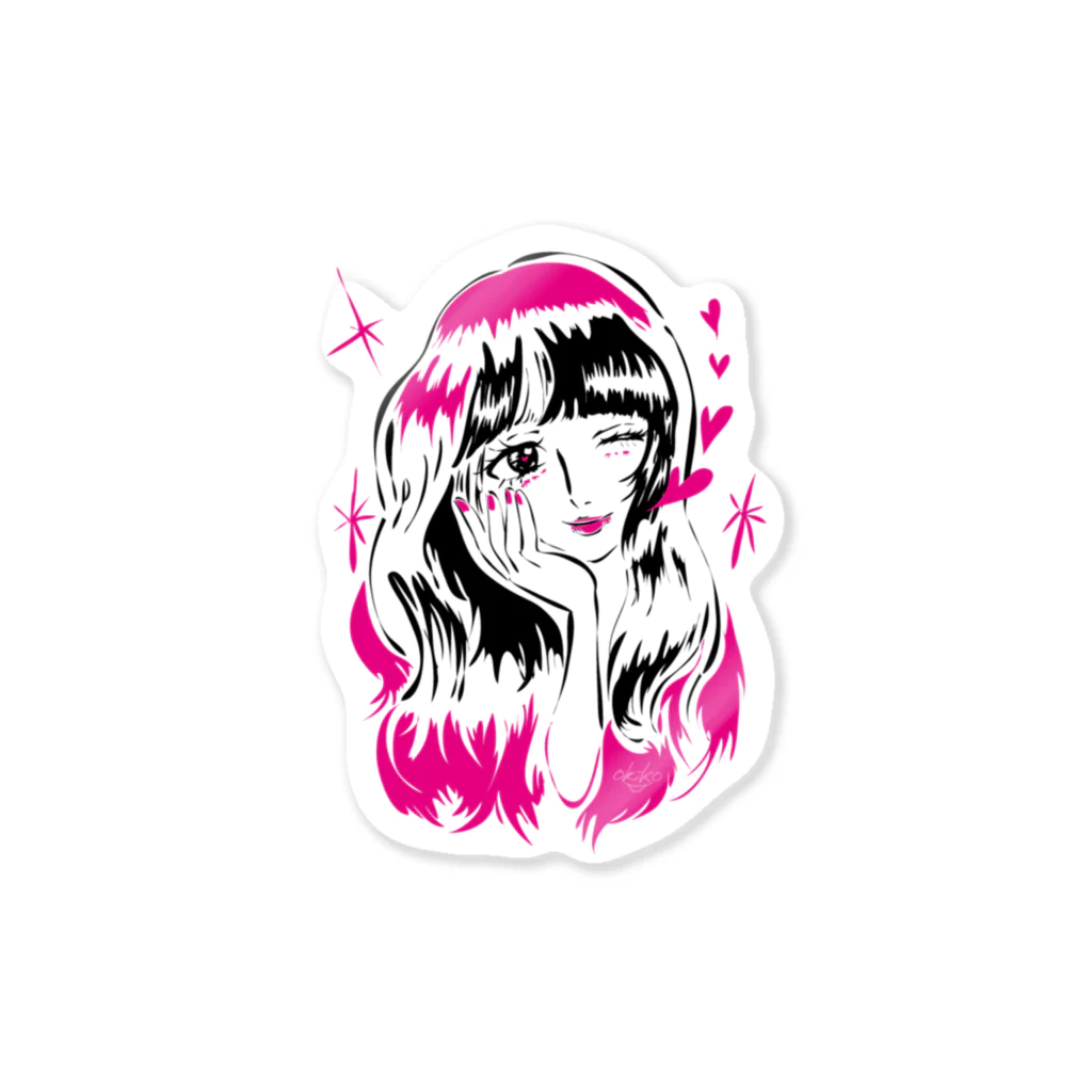 okikoのキラリン乙女☆ Sticker