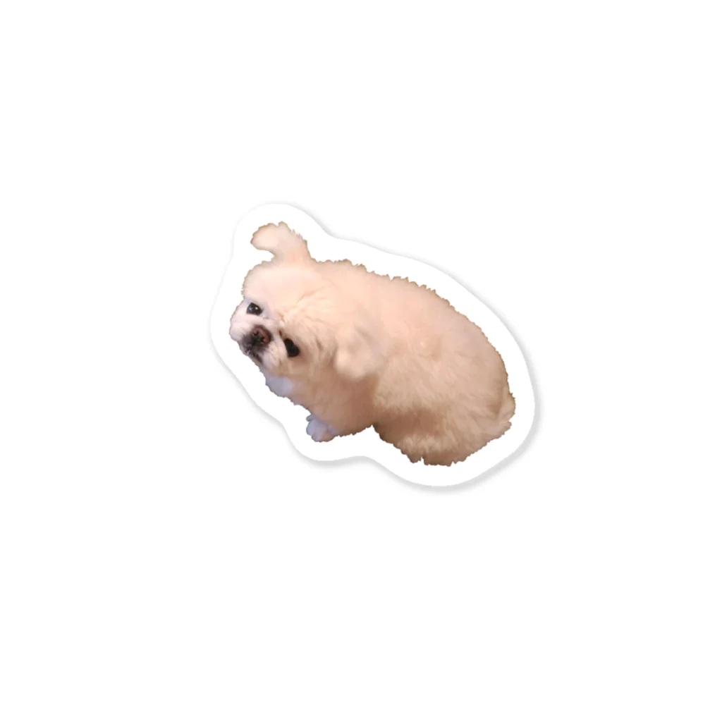 ホワイティいぬだの餃子っぽ犬 Sticker