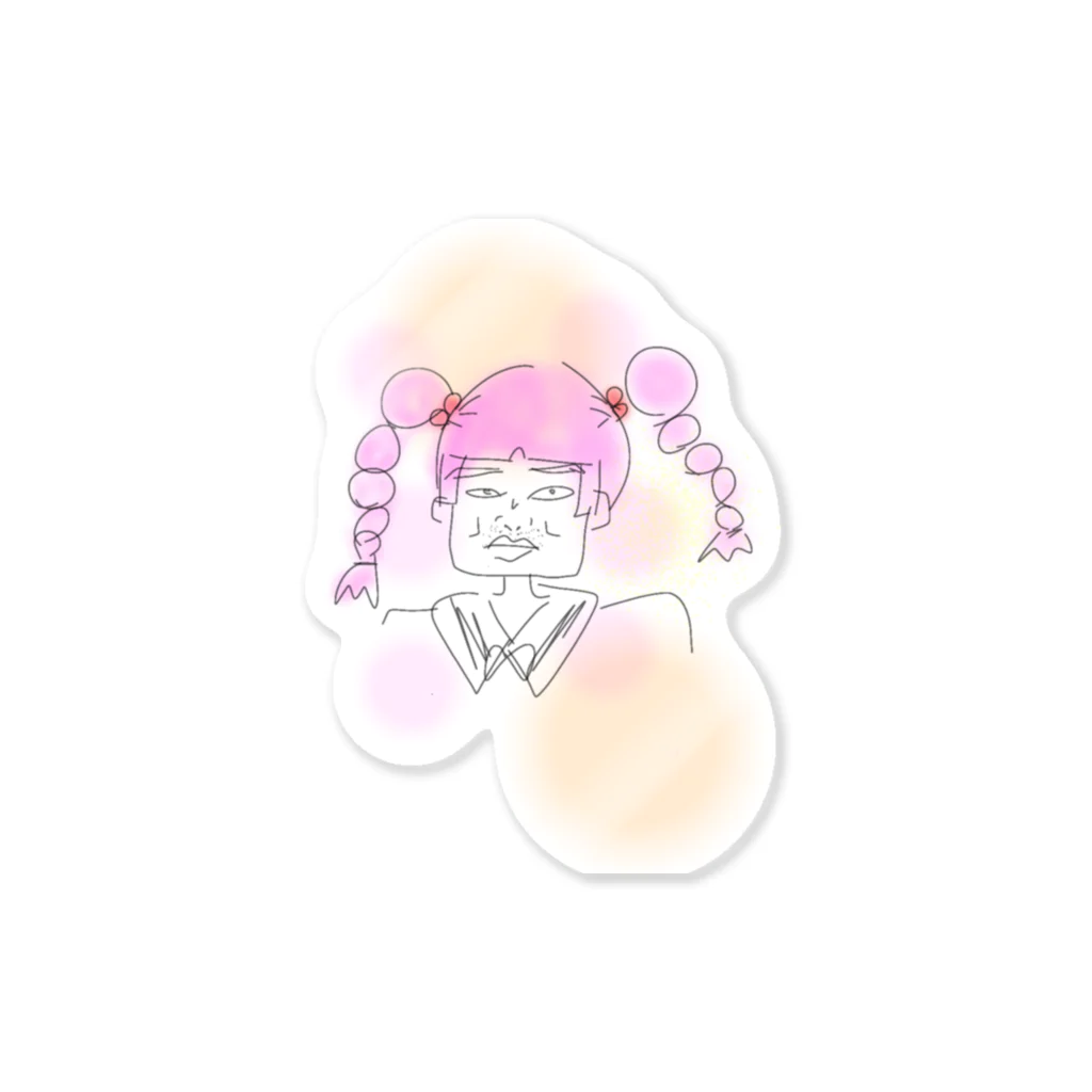 自己表現を身にまとう会の夢に出てきた女の子(？) Sticker