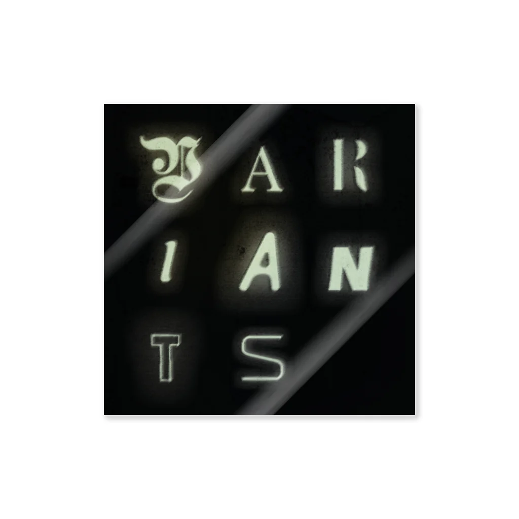 variants shopのvariants LOGO ステッカー