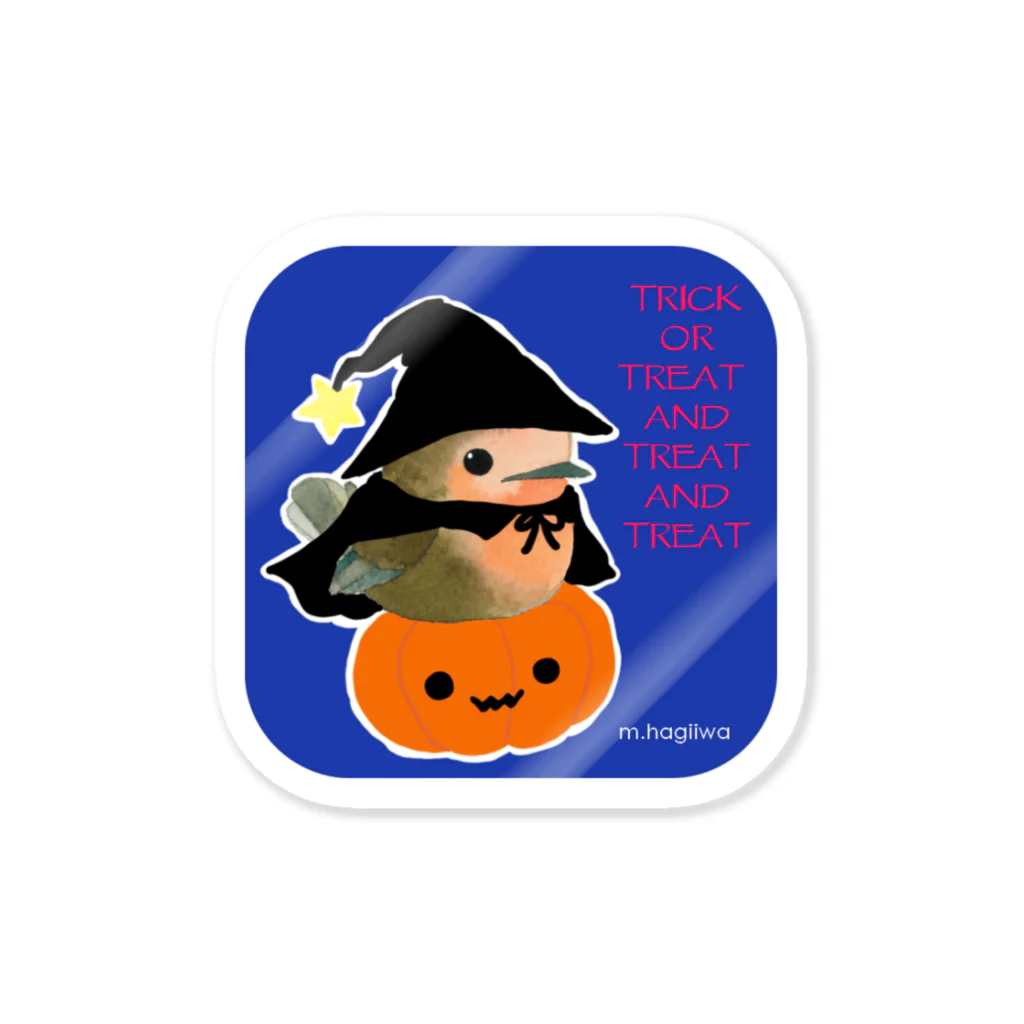 萩岩睦美のグッズショップのステッカー　ハロウィンB Sticker