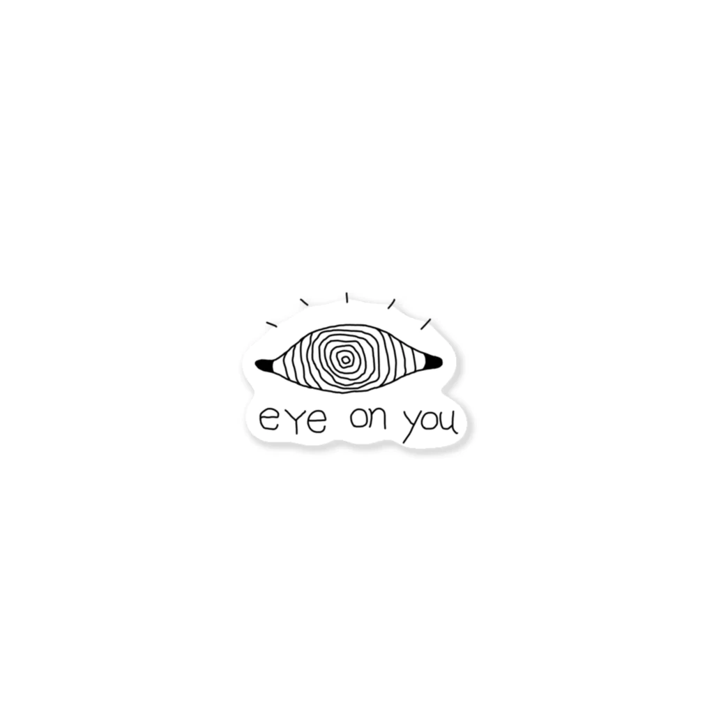 紀印のeye on you ステッカー