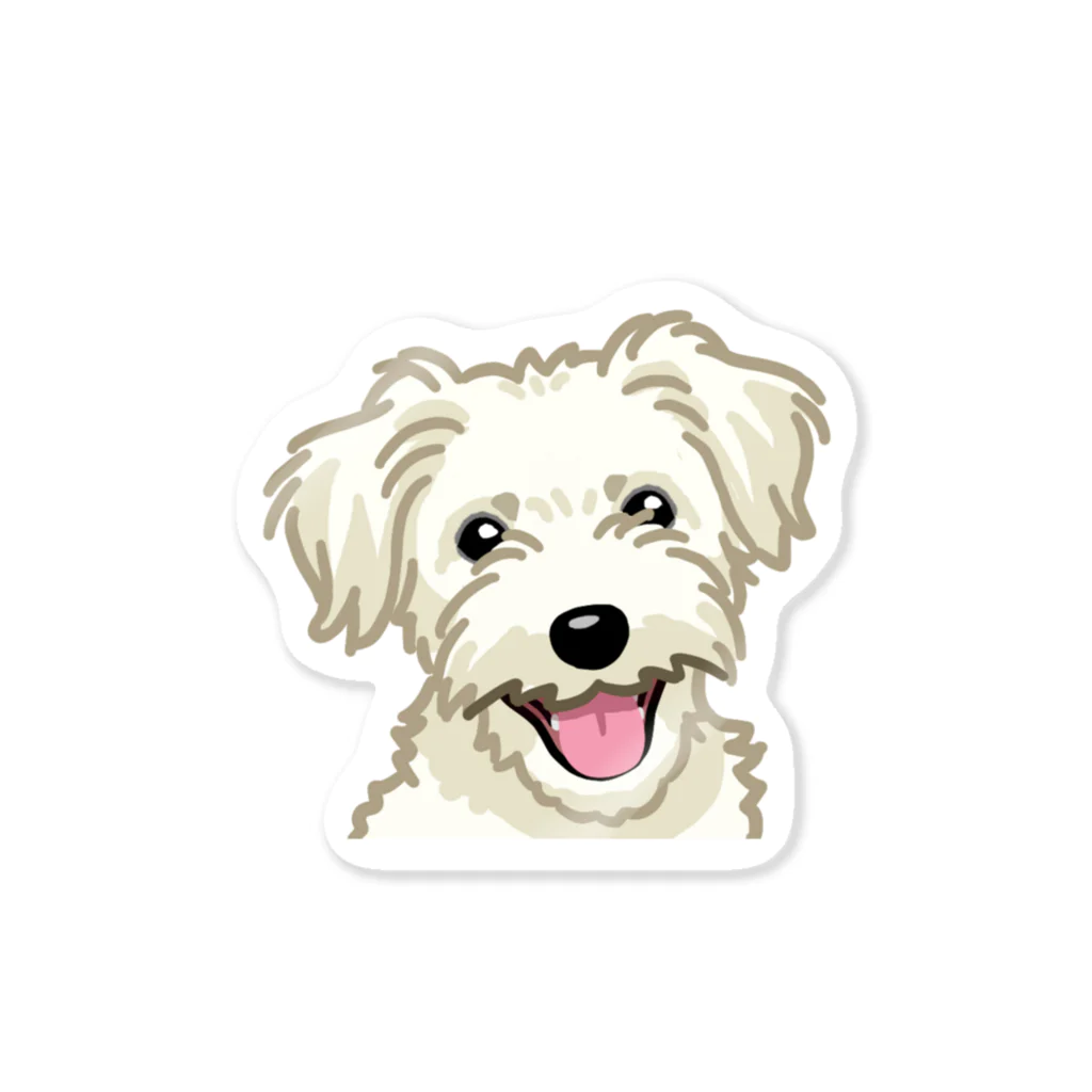 おてくるのジャック・ラッセル・テリア (ラフ/ホワイト)/Jack Russell Terrier(rough/white) 01/40 Sticker