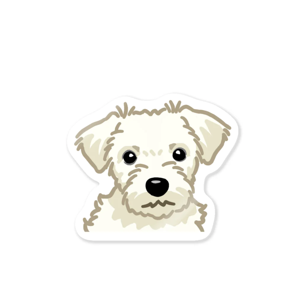 おてくるのジャック・ラッセル・テリア (ラフ/ホワイト)/Jack Russell Terrier(rough/white) 02/40 Sticker