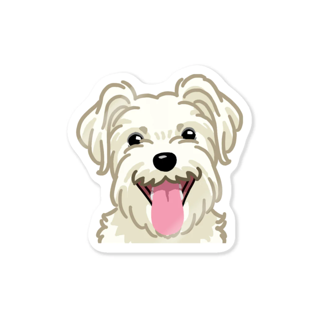 おてくるのジャック・ラッセル・テリア (ラフ/ホワイト)/Jack Russell Terrier(rough/white) 03/40 Sticker