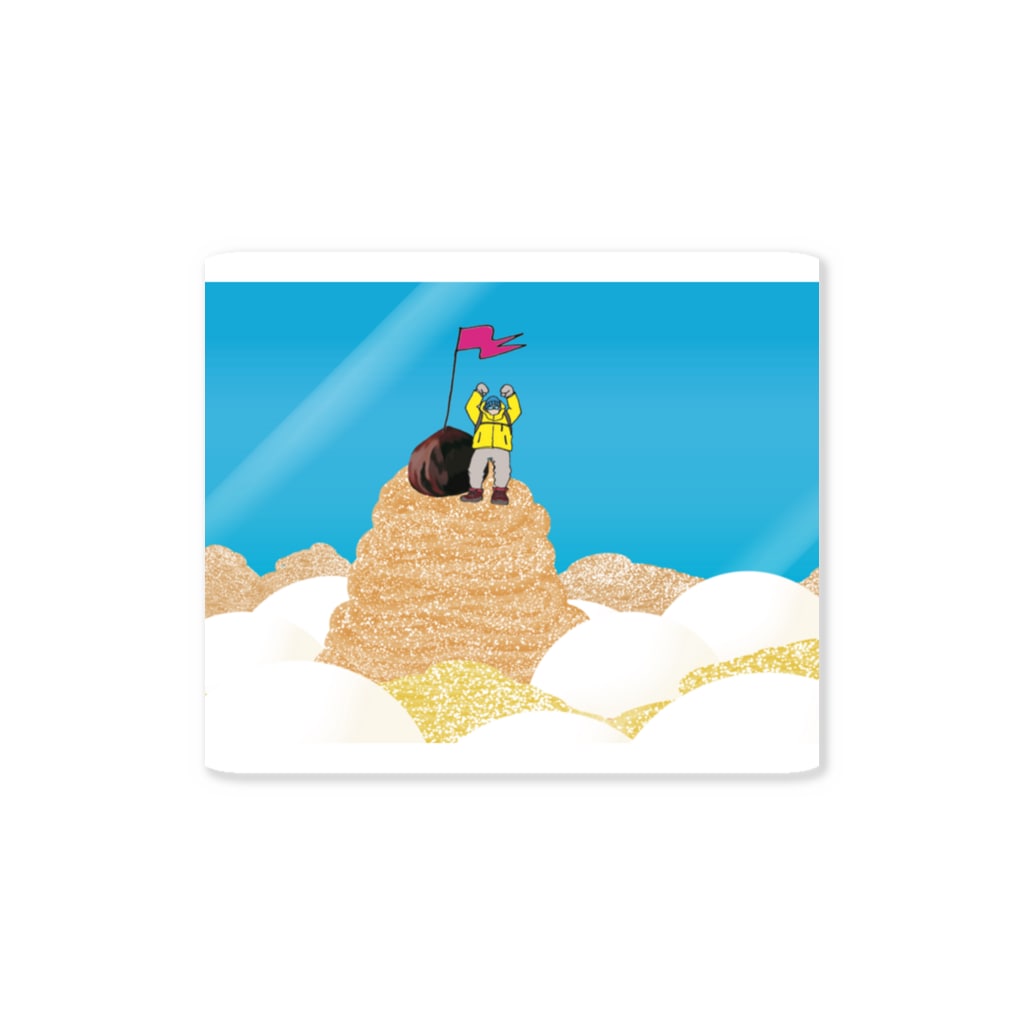 杜の魚ののぼれモンブラン Sticker