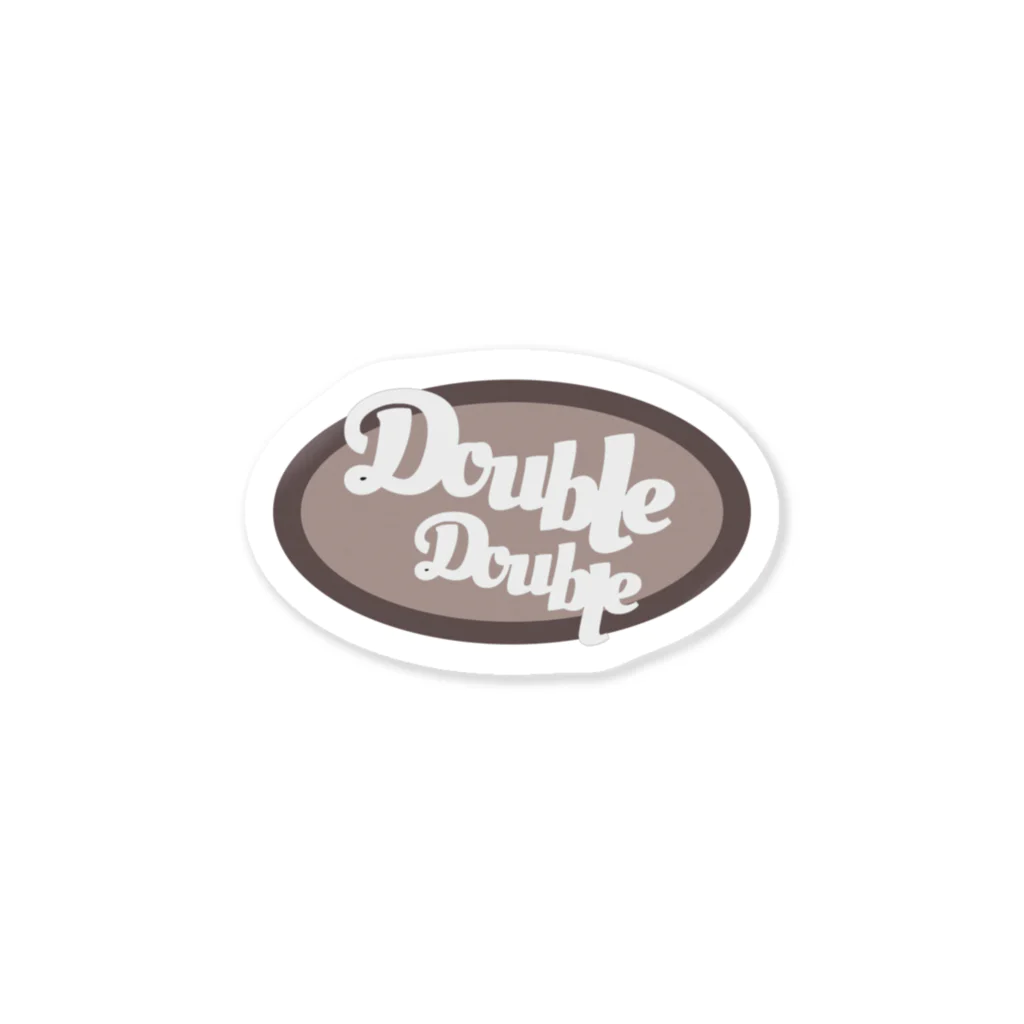 ___faceのdouble doubleステッカー Sticker