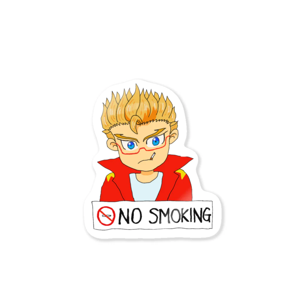 ☆KEN☆@メンヘラのNO SMOKING!!! ステッカー