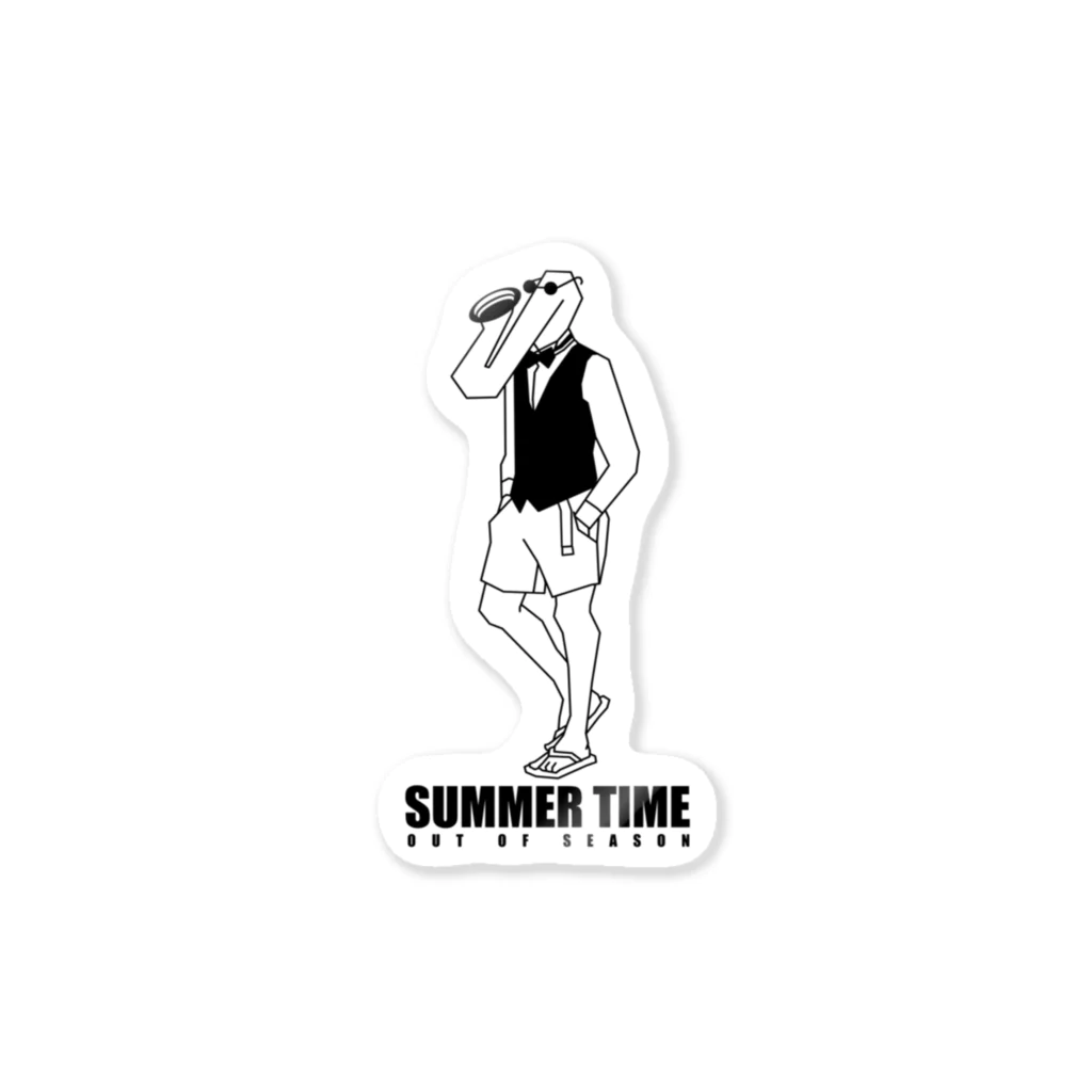 mosmos storeのSUMMER TIME ステッカー