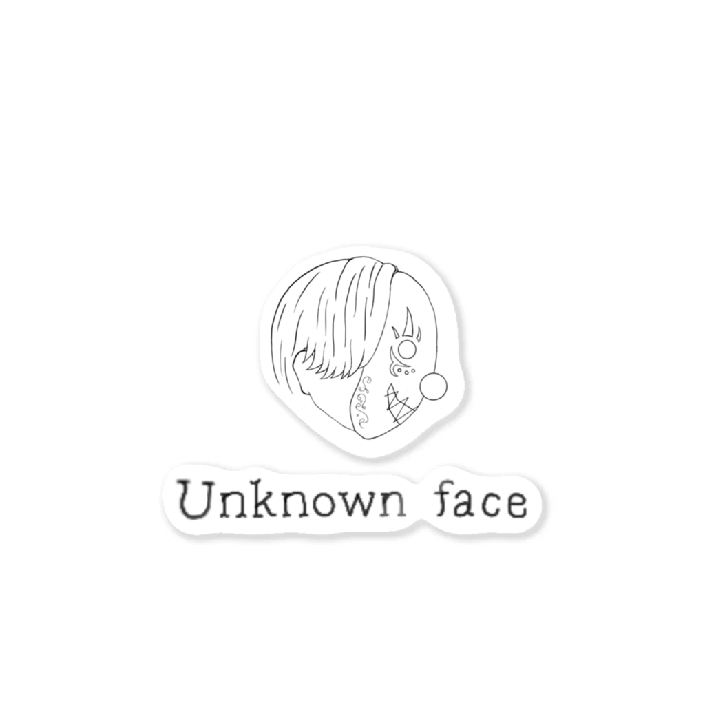 Unknown FaceのNo.00『Unknown  Face』 ステッカー