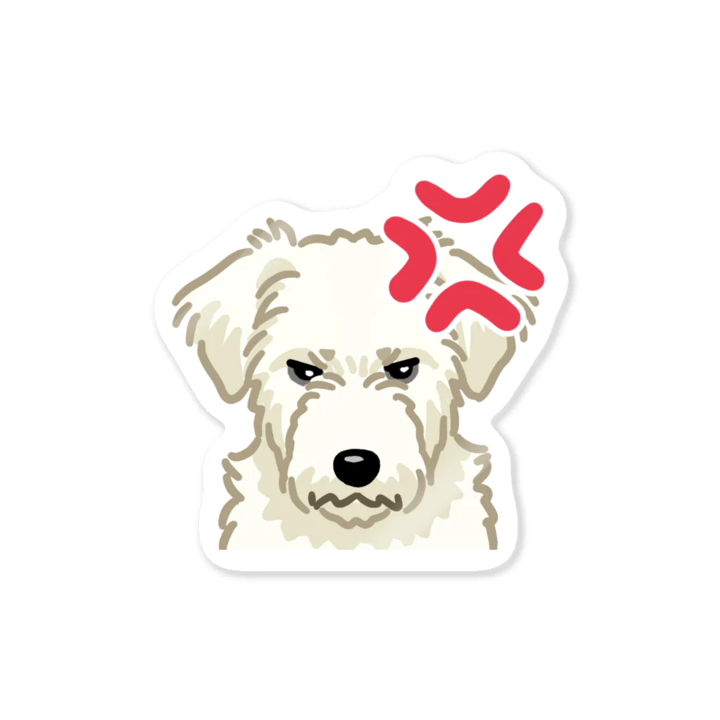 おてくるのジャック・ラッセル・テリア (ラフ/ホワイト)/Jack Russell Terrier(rough/white) 08/40 Sticker