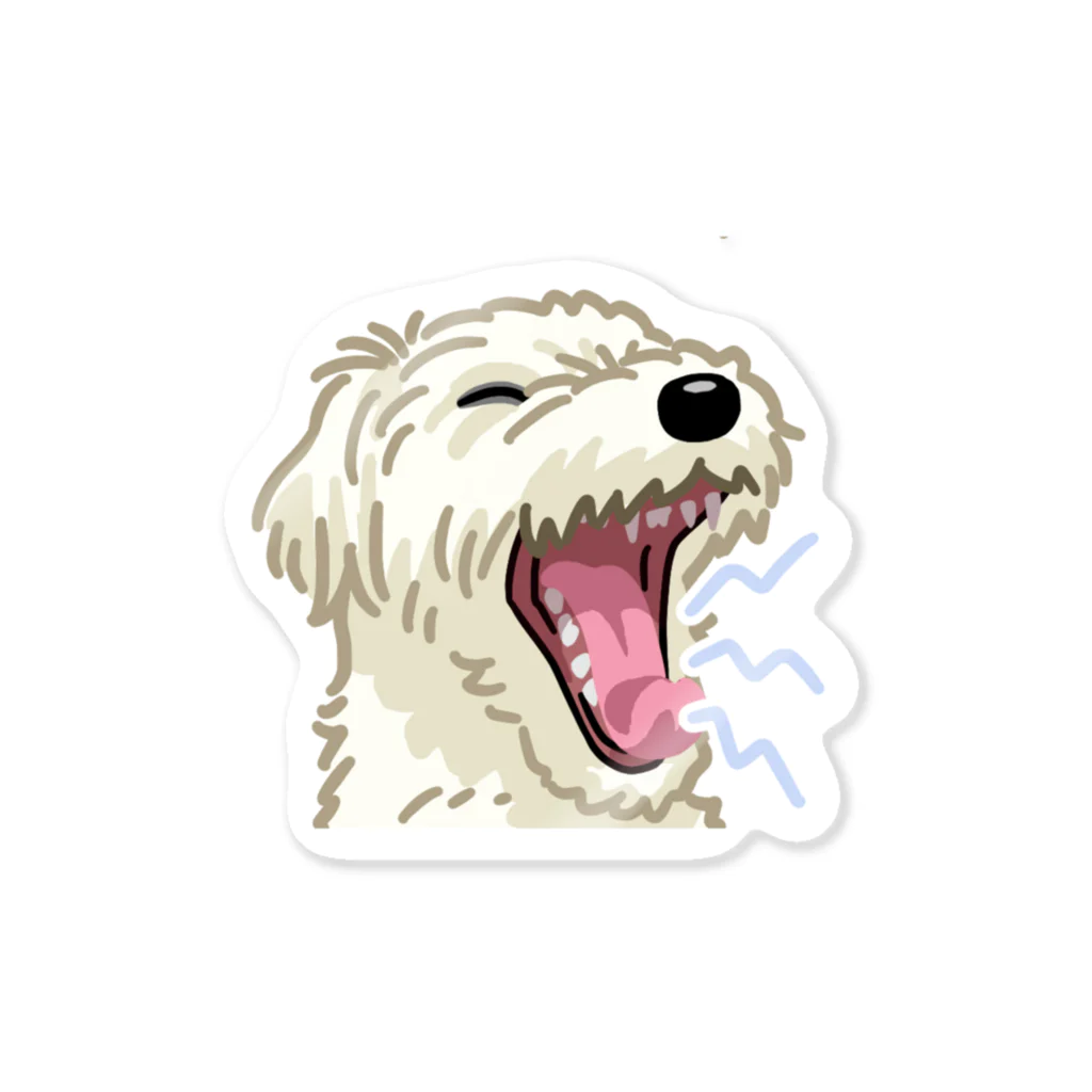 おてくるのジャック・ラッセル・テリア (ラフ/ホワイト)/Jack Russell Terrier(rough/white) 17/40 Sticker