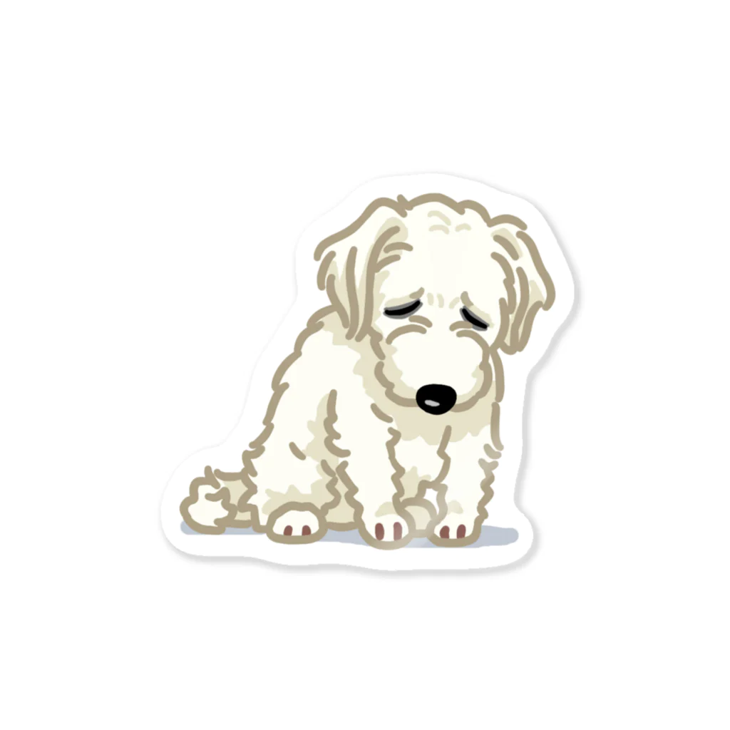 おてくるのジャック・ラッセル・テリア (ラフ/ホワイト)/Jack Russell Terrier(rough/white) 25/40 ステッカー